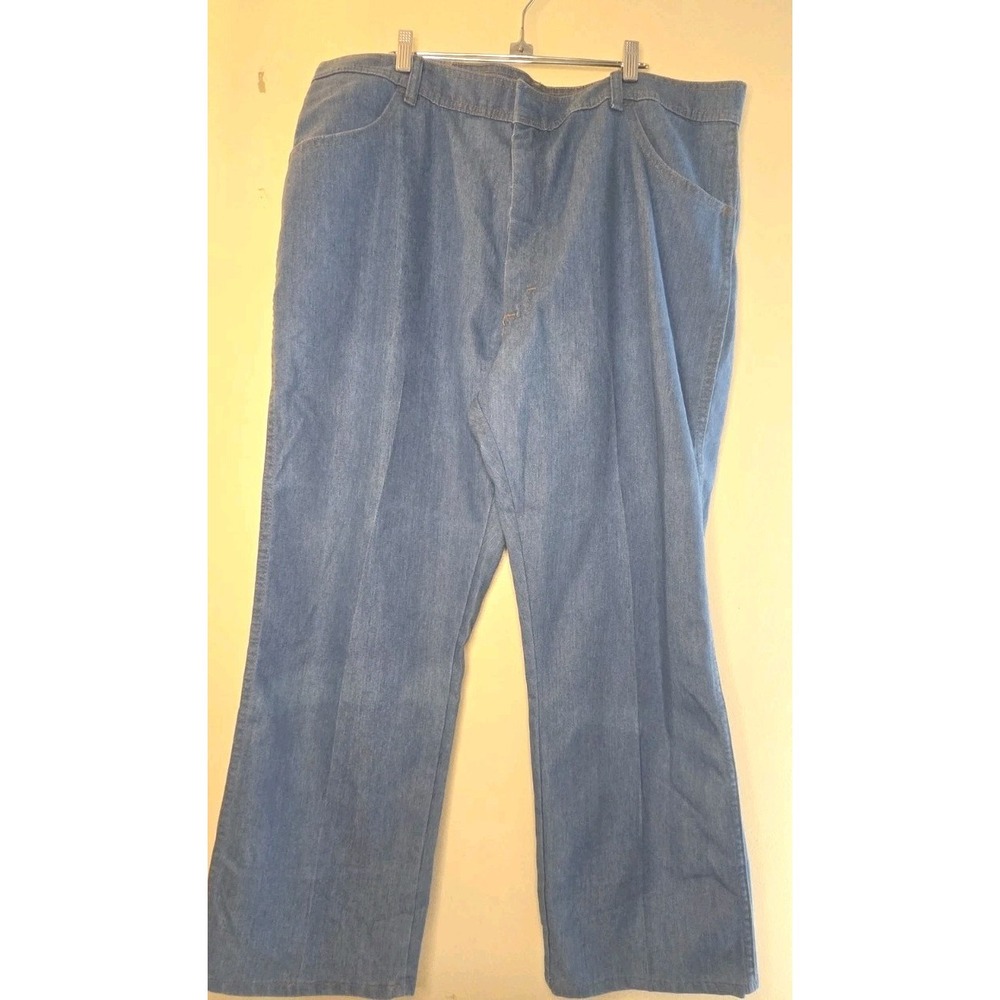 Vintage Wrangler Regular Fit Boot Cut Blue Jeans Denim 85498LB Mens 42x29